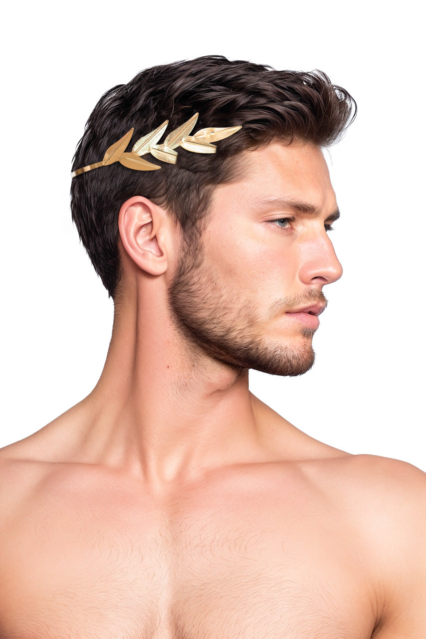 Grecian Glam Gold Leaf Headband