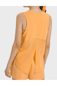 Split Back Tank Top