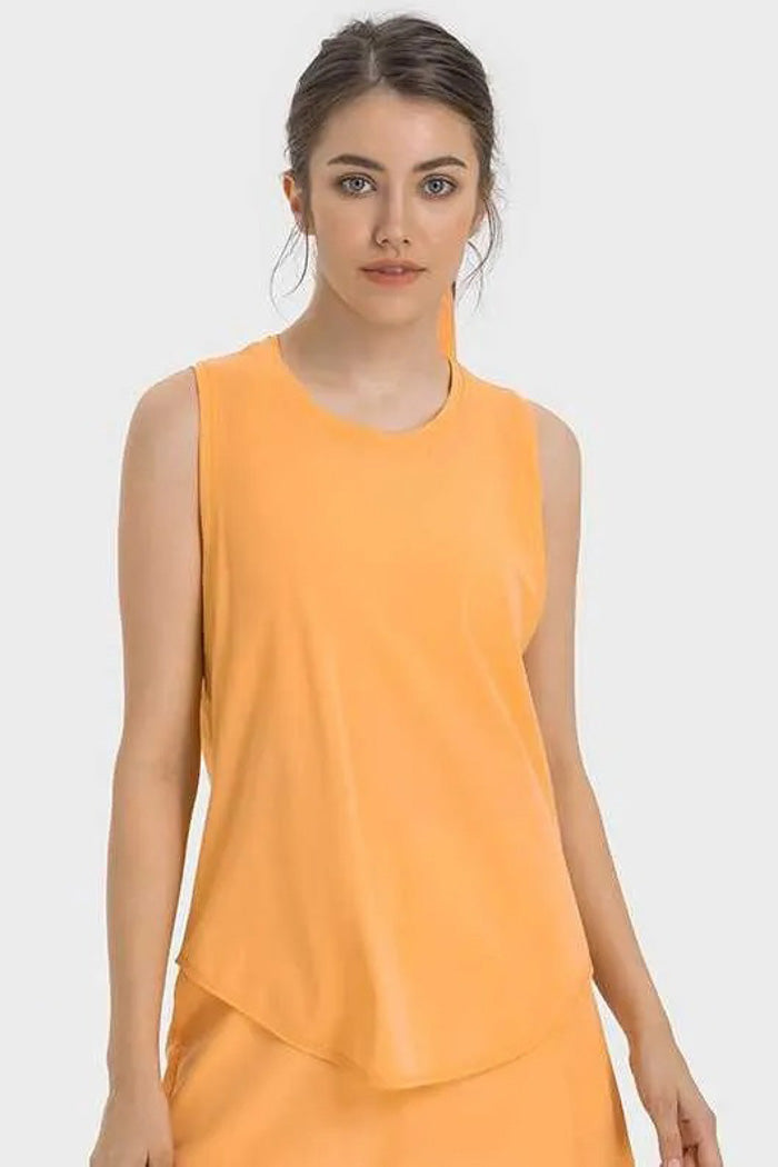 Split Back Tank Top
