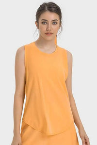 Split Back Tank Top
