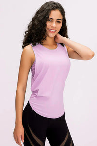 Split Back Tank Top