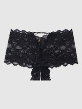 BELLA LACE CROTCHLESS CHEEKY
