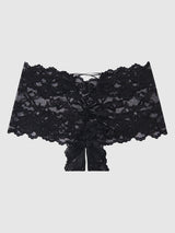 BELLA LACE CROTCHLESS CHEEKY