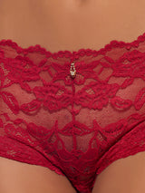 BELLA LACE CROTCHLESS CHEEKY