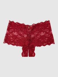BELLA LACE CROTCHLESS CHEEKY