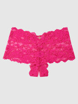 BELLA LACE CROTCHLESS CHEEKY