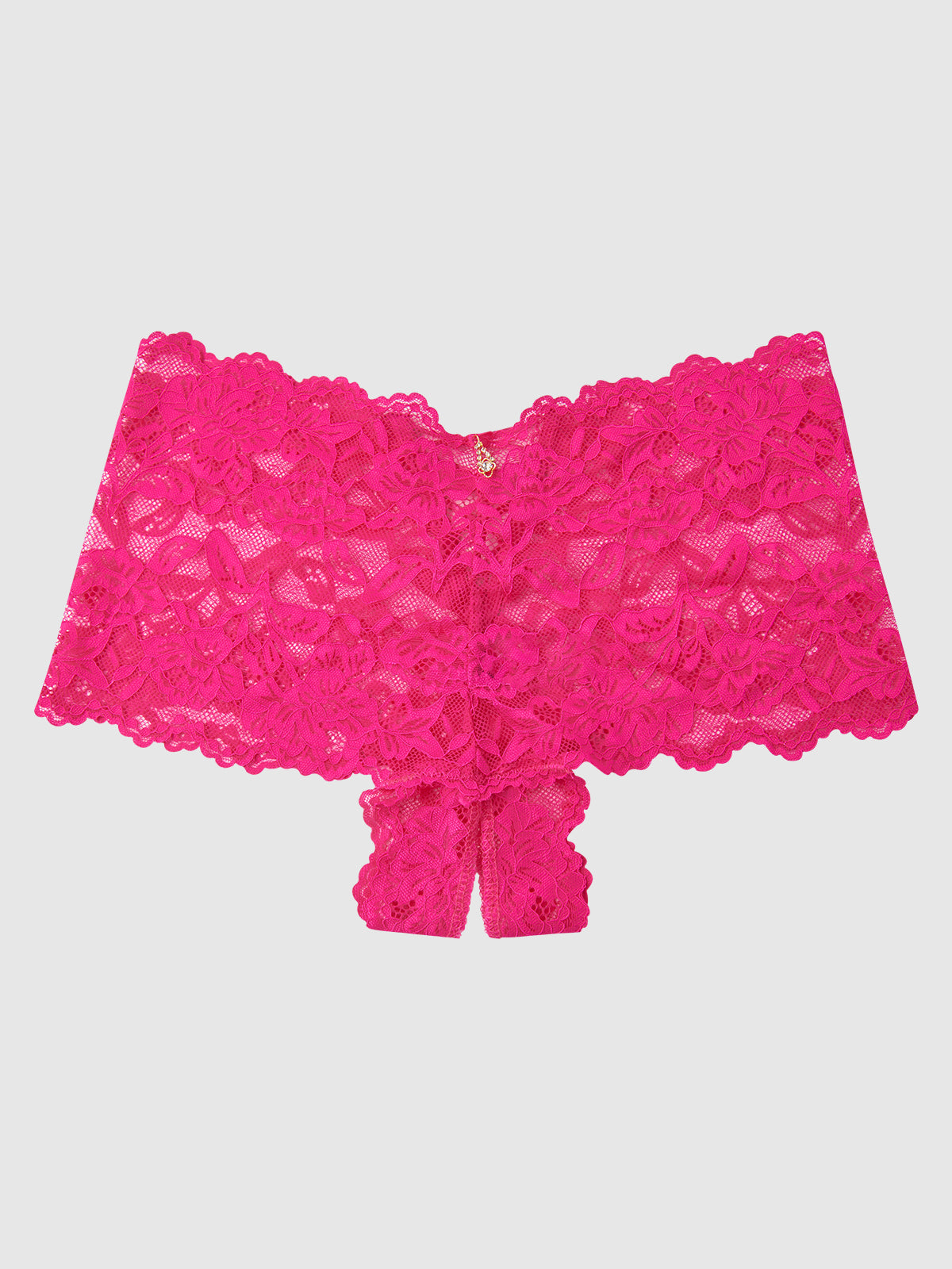 BELLA LACE CROTCHLESS CHEEKY