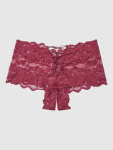 BELLA LACE CROTCHLESS CHEEKY