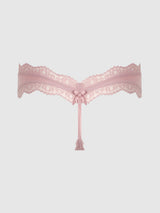 VERA MICRO & LACE TRIM G-STRING