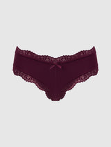 VERA MICRO & LACE TRIM G-STRING