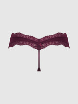 VERA MICRO & LACE TRIM G-STRING