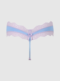 VERA MICRO & LACE TRIM G-STRING