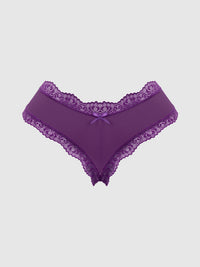 VERA MICRO & LACE TRIM G-STRING