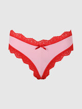 VERA MICRO & LACE TRIM G-STRING
