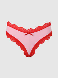 VERA MICRO & LACE TRIM G-STRING