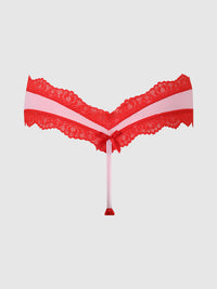 VERA MICRO & LACE TRIM G-STRING