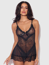 KIKI LACE BABYDOL & G-STRING SET