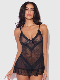 KIKI LACE BABYDOL & G-STRING SET