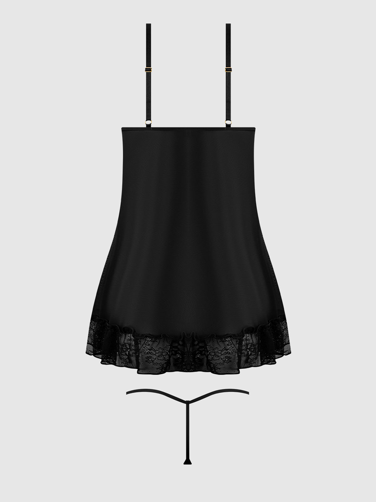 KIKI LACE BABYDOL & G-STRING SET