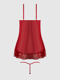 KIKI LACE BABYDOL & G-STRING SET