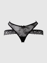 KIKI STRAPPY & BACKLESS LACE TANGA