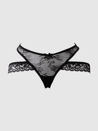 KIKI STRAPPY & BACKLESS LACE TANGA