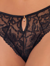 GIGI STRETCH LACE KEYHOLE TANGA