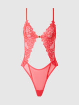 EDEN EMBROIDERED WIREFREE TEDDY