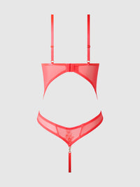 EDEN EMBROIDERED WIREFREE TEDDY