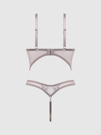 EDEN EMBROIDERED WIREFREE TEDDY