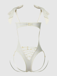 ROSALIE EMBROIDERED LACE TEDDY