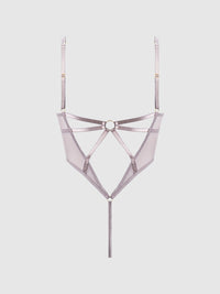 RAQUEL MESH & SILKY MICRO UNDERWIRE BODYSUIT