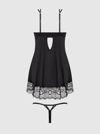 ISSADORA LACE OPENABLE CUP BABYDOLL & G-STRING SET