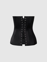 JULIET SATIN FULL BONING SCOOP NECK CORSET