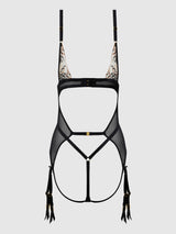 DELILAH EMBROIDERED OPEN BACK TEDDY