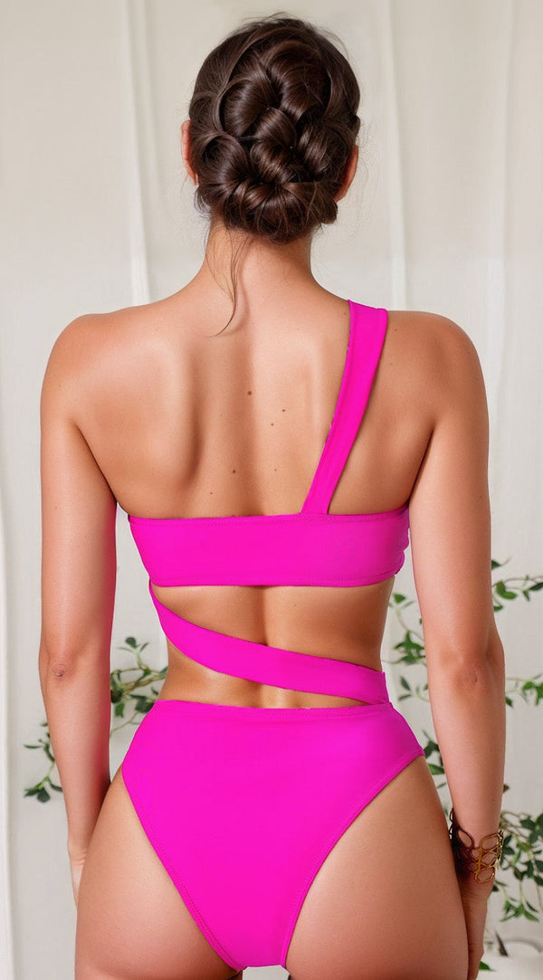 Sleek Siren One Shoulder Swimsuit