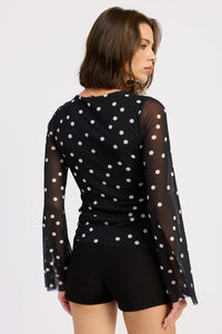 Veronica Mesh Top