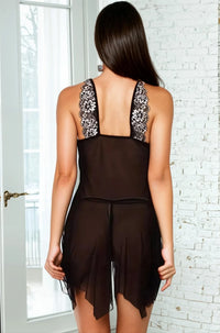 Jagged Romance Lace Babydoll
