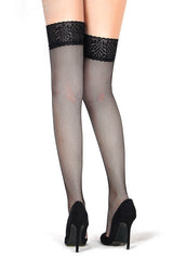 Lace Temptress Plus Size Net Stockings