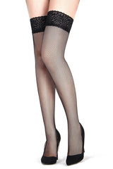 Lace Temptress Plus Size Net Stockings