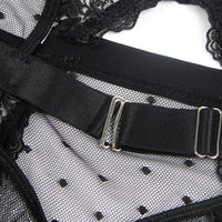 Midnight Whispers Lace Teddy