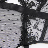 Midnight Whispers Lace Teddy