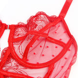 Midnight Whispers Lace Teddy