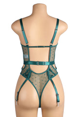 Midnight Whispers Lace Teddy