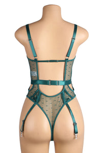 Midnight Whispers Lace Teddy