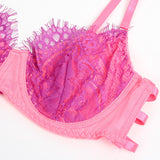 Electric Allure Neon Lace Set
