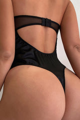 Midnight Desire Satin Teddy
