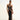 Black Halter Cutout Midi Dress