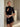 Black Lace Trim Keyhole Mini Dress