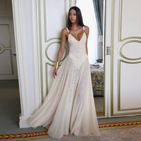 Plunge Maxi Dress With Ring Strap Details